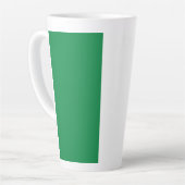 ナイジェリア国旗 カフェラテマグ (左アングル)