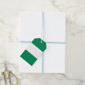 ナイジェリア国旗 ギフトタグ (より糸つき)