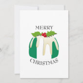 ナイジェリア国旗 |クリスマスプリン |フェスティバル シーズンカード (正面)