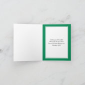 ナイジェリア国旗 |クリスマスプリン |フェスティバル シーズンカード (内部)