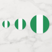 ナイジェリア国旗 コンフェッティ (正面)