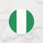 ナイジェリア国旗 コンフェッティ (スモール正面)