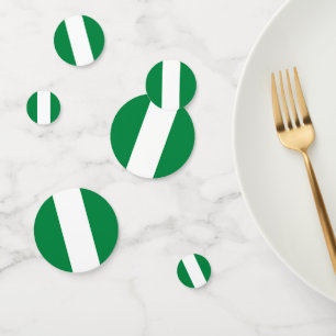 ナイジェリア国旗 コンフェッティ