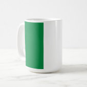 ナイジェリア国旗 コーヒーマグカップ (正面左)