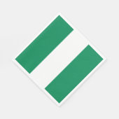 ナイジェリア国旗 スタンダードランチョンナプキン (角)