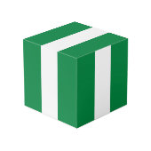 ナイジェリア国旗 フォトキューブ (裏面アングル)