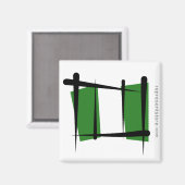 ナイジェリア国旗 マグネット (正面/裏面)