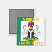 ナイジェリア国旗 マグネット (正面/裏面)