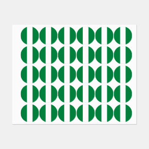 ナイジェリア国旗 ラベル