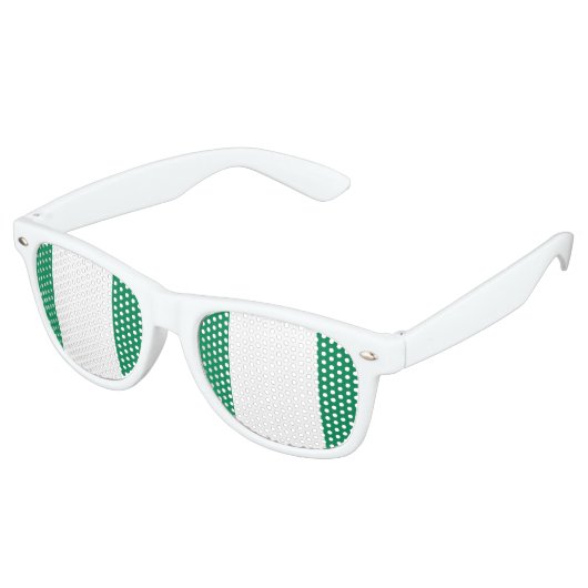 ナイジェリア国旗 レトロサングラス (アングル)