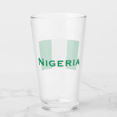 ナイジェリア国旗（西アフリカ） タンブラーグラス (裏面)