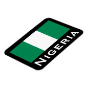 ナイジェリア国旗（西アフリカ） マグネット (左側)