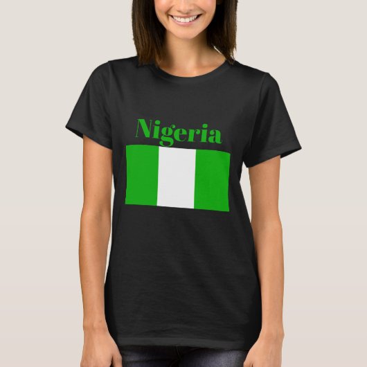 ナイジェリア国旗 Tシャツ (正面)