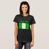 ナイジェリア国旗 Tシャツ (正面フル)