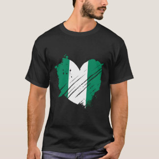 ナイジェリア国旗I Love It In My Dna For Nigerians Tシャツ