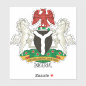 ナイジェリア国軍愛国コート シール (シート)