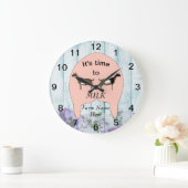 ナイジェリア矮性乳製品ヤギ農場ウダー ラージ壁時計 (ホーム)