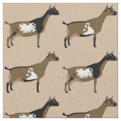 ナイジェリア矮性乳製品ヤギ ファブリック (クローズアップ)