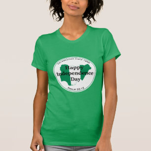 ナイジェリア祝独立国ナイジェリア国旗 Tシャツ