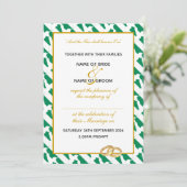 ナイジェリア結婚ナイジャクリスチャン 招待状 (スタンド正面)