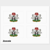 ナイジェリア軍服 長方形シール (シート)