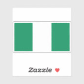 ナイジェリア連邦共和国国旗 シール (シート)