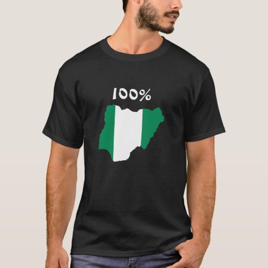 ナイジェリア100% Tシャツ (正面)
