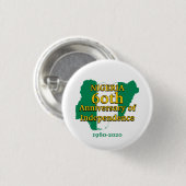 ナイジェリア60周年独立記念日 缶バッジ (正面&裏面)