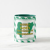 ナイジェリア60番目の独立 | ナイジェリア国旗の土産 マグカップ (中央)