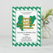 ナイジェリア60番目の独立 | ナイジェリア国旗 招待状 (スタンド正面)