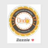 ナイジェリア，オンド州の封印 シール (シート)