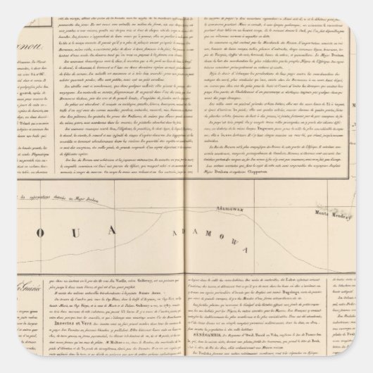 ナイジェリア、カメルーン スクエアシール (正面)