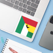 ナイジェリア・ガーナ国旗Nigeria Ghana Naija シール (ノートパソコンとiPhone)