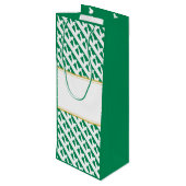 ナイジェリア・クリスチャン、特に君のためカスタムの ワインギフトバッグ (裏面アングル)