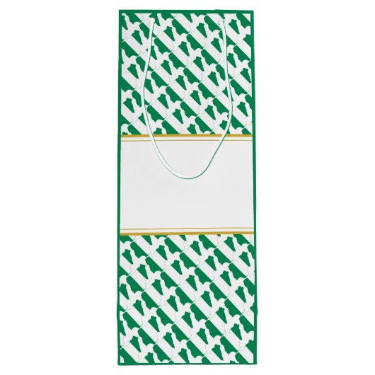 ナイジェリア・クリスチャン、特に君のためカスタムの ワインギフトバッグ (裏面)