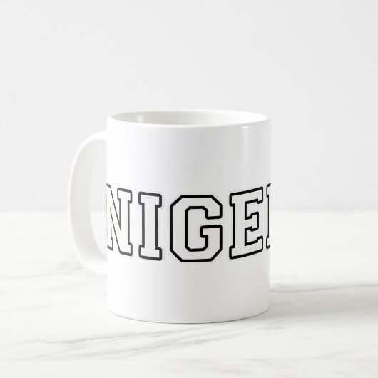 ナイジェリア コーヒーマグカップ (正面左)