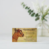 ナイジェリア·ドワーフ·ヤギ·キッド 名刺 (スタンド正面)