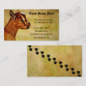 ナイジェリア·ドワーフ·ヤギ·キッド 名刺 (正面/裏面)