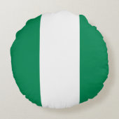 ナイジェリア(ナイジェリア)国旗 ラウンドクッション (裏面)
