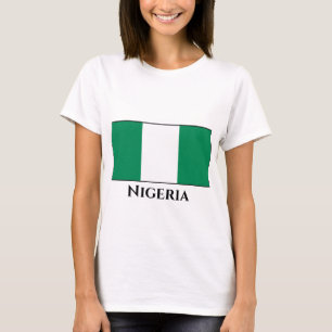 ナイジェリア(ナイジェリア)国旗 Tシャツ