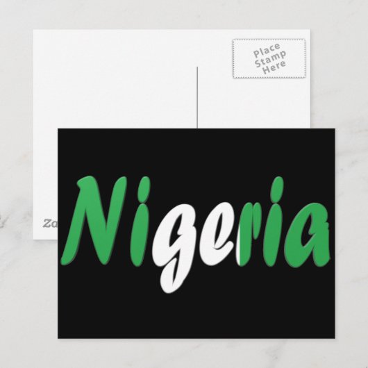 ナイジェリア ポストカード (正面/裏面)