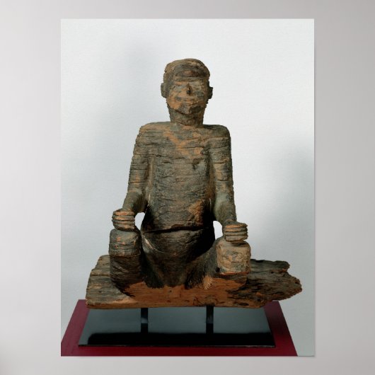 ナイジェリア，ムベブの坐像 ポスター (正面)