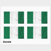 ナイジェリア 長方形シール (シート)