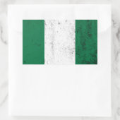 ナイジェリア 長方形シール (バッグ)