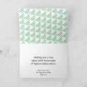 ナイジェリア | 60周年独立記念日 | ナイジェリア カード (内部)