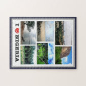 ナイジェリア – I Love - ジグソーパズル (横)