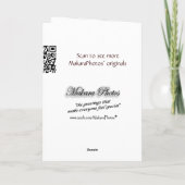 ナイジェリアDoeベレーション誕生日カードまたは大事な行事 カード (裏面)