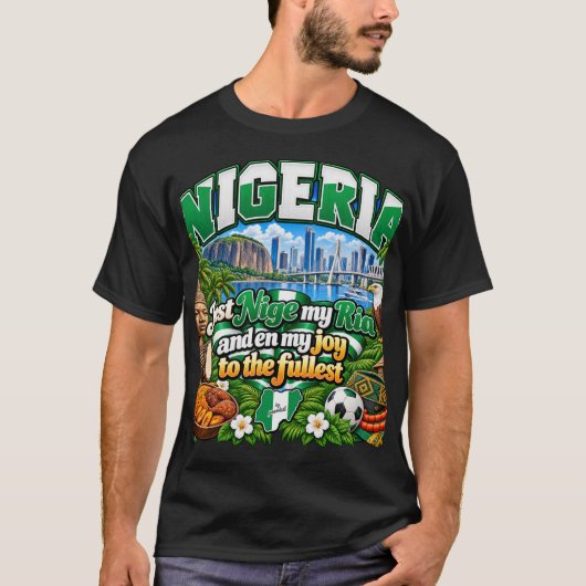 ナイジェリアTシャツ Tシャツ (正面)