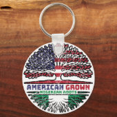 ナイジェリアUS American USA統一された州 キーホルダー (正面)