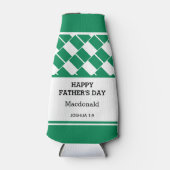 ナイジェリパーソナライズされたアハッピーファーザーズカスタムデイ ボトルクーラー (正面)